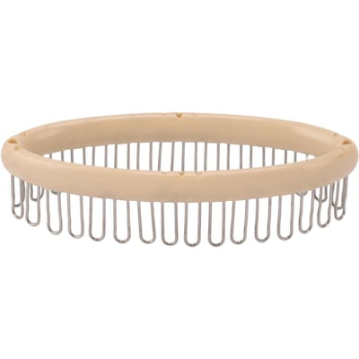 Métier à tricoter en bois rond de poche, planche à tricoter DIY, outil de tissage artisanal avec outil de poche pour métier à tisser et aiguille pour écharpes, chaussettes
