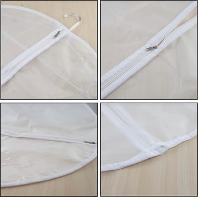 Witte Kledinghoes (60x110 cm) voor Kostuums en Jurken - Bescherming tegen Stof en Vlekken