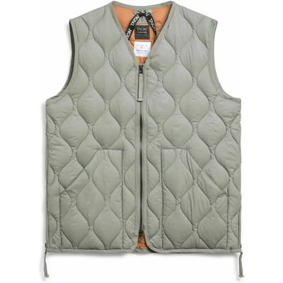 Militair jack met v-hals en w-rits Taion Coquille souple