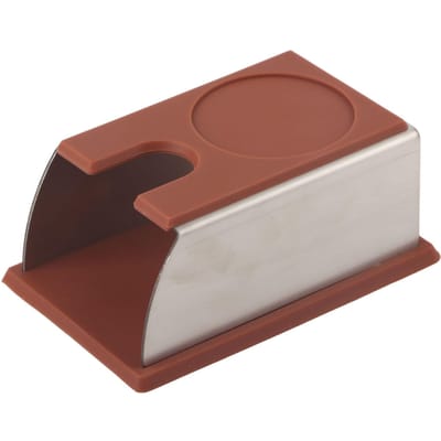 Koffie Tamper Houder Koffie Poeder Maker Standaard Rek Gereedschap Roestvrij Staal Silicone (Koffie) gray