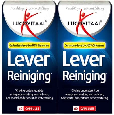 Lucovitaal Lever Reiniging - 2 x 60 capsules - Voordeelverpakking