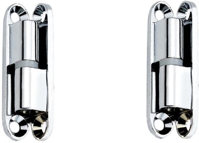 Dailygoods- Scharnier Hoogwaardig Staal - Deurscharnier - Scharnier Reparatie Plaat - Onderhoudsvrij - Roestbestendig - 60 x 15 mm