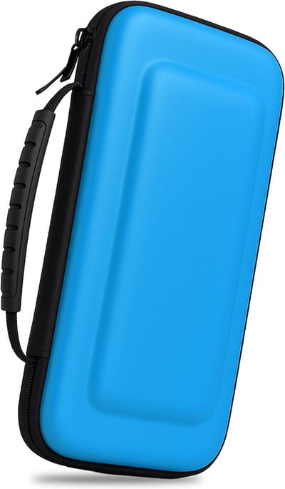 Hoesje Geschikt voor Nintendo Switch 2 Case Hoes Hard Cover - Bescherm Case Geschikt voor Nintendo Switch 2 Hoes - Blauw