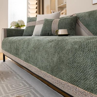 Vier seizoenen universele bankhoes chenille wrap zijkant bankhoes anti-huisdier krabben bank beschermmat voor woonkamer tapijten 70x120cm 1pcs