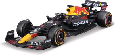 Bburago Red Bull Racing RB18 - #1 Max Verstappen - Formule 1 2022 - wereldkampioen livery met helm - schaalmodel - modelauto - schaal 1:43 - ca 10 cm