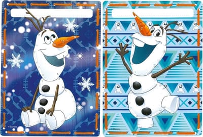 Vervaco - Borduurkaart kit - Disney Olaf set van 2 - PN-0166248 - Borduren - Borduurpakket - Borduurpakket kind