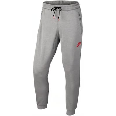 Pantalon de Sport Long Slim Fit à Imprimé Logo Nike pour Homme Bas Gris 804863-063 M gray