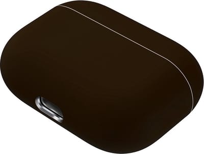 Case Cover Voor Apple Airpods Pro- Siliconen design | Bruin/Zwart