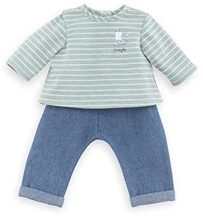 Loire Trousers and Tops for 30 cm Baby Dolls - Doll Clothes and Accessories