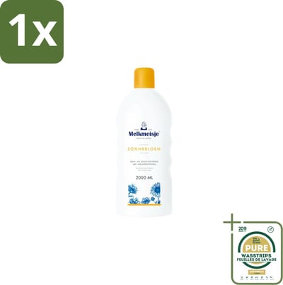 1 x Melkmeisje – Bad & Douchecrème – Zonnebloem – 2000 ml- Koffiezetapparaat