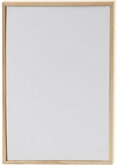 Creativ Company Canvas Paneel Met Lijst 15,8x23,8 cm 280 gr Wit