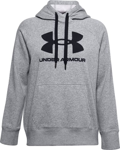 Dames Hoodie Under Armour met logo Rival Fleece