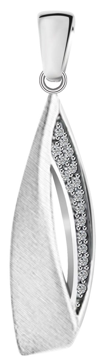 AKZENT Akzent dames hanger "Anela" van 925 Sterlingzilver, gerhodineerd, duurzaam