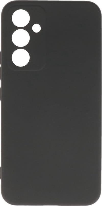 Camera bescherming Siliconen back cover hoesje met zachte microvezelvoering - Geschikt voor Samsung Galaxy A34/A34 5G - Zwart
