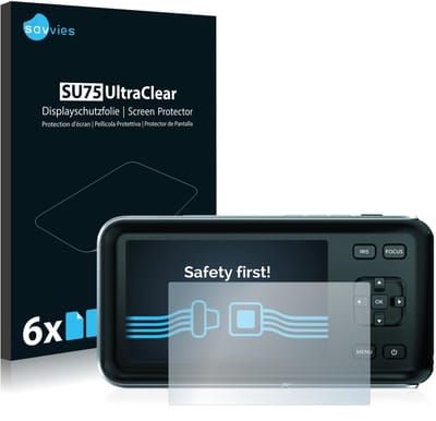 Savvies - Screenprotector voor Blackmagic Pocket Cinema Camera - Folie Beschermfolie transparant 6 Stuks