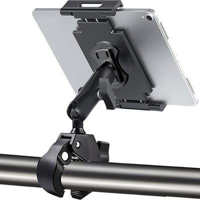 Ibenzoa® Universele Tabletstandaard voor Loopbanden, Hometrainers en Fietsen met 360 Graden Rotatie en Eenvoudige Montage