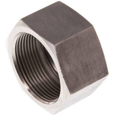M42x2 x 30S RVS Wartelmoer voor Snijring - UNL-S-30-S