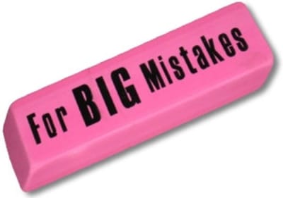 Out of the blue - Gum - For BIG mistakes