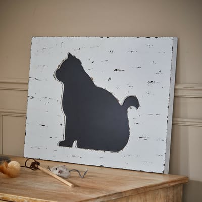 LOBERON Krijtbord Viviennea antiekwit