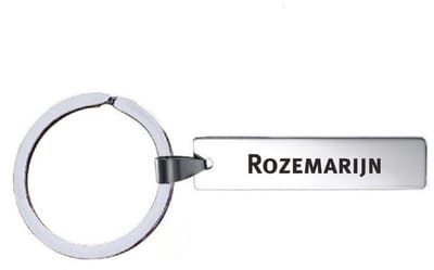 Sleutelhanger Met Naam - Rozemarijn - RVS