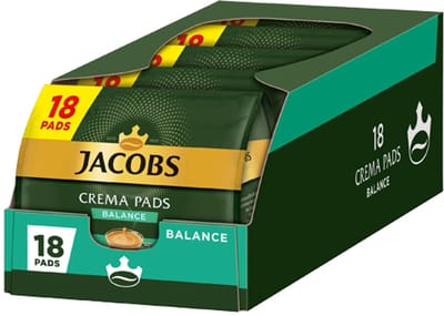 Jacobs - Crema Balance - 5x 18 pads
