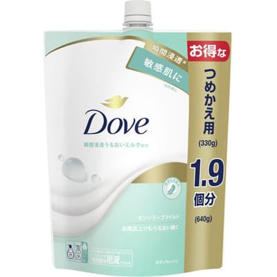 Dove Japan - Moisturizing Body Wash Sensitive Mild - 640g Refill
