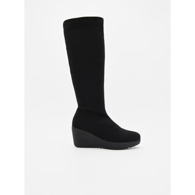 Purapiel Wedge Boot Bro2 Zwart