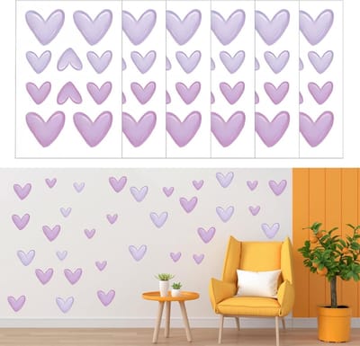 60 Stuks Zelfklevende PVC Muurstickers voor Kinderkamers, Boho Stijl, Meisjes en Jongens Decoratie