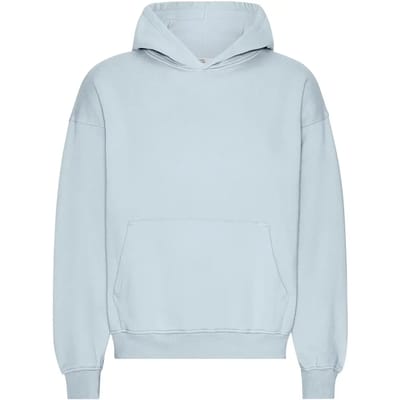 Oversized sweatshirt met capuchon Colorful Standard Organic Powder Blue