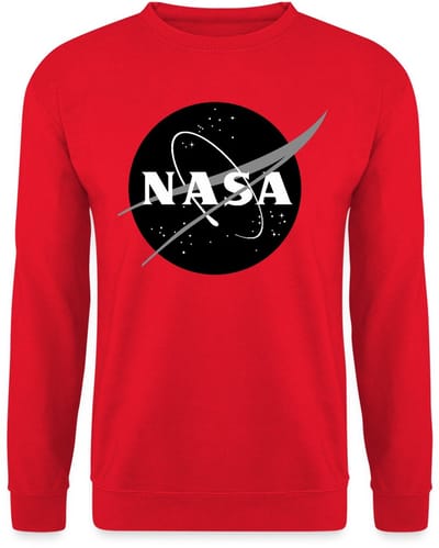 NASA zwart-wit klassiek logo Sweater Heren