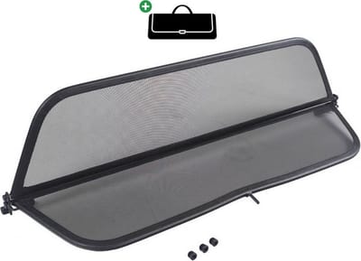Windscherm Nissan Micra CC | 2006-2010 | incl. luxe opbergtas | Zwart