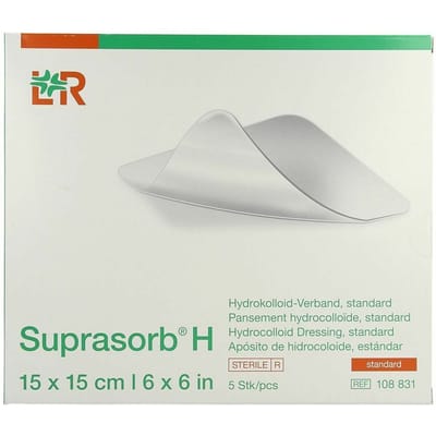 Suprasorb H Hydrocol. Standard 15x15cm 5 108831