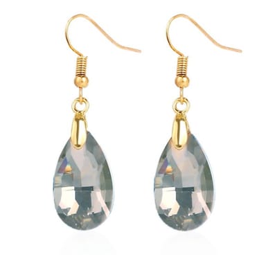 Oorbellen Waterdrop - Crystal - Grijs - Party/Feestdagen - Trending