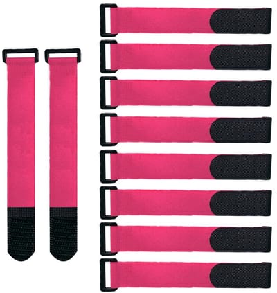 Dailygoods- Kabelbinders Herbruikbaar 20 Stuks - Verstelbaar - Nylon - Multifunctioneel - Antislip - 20 X 2 cm