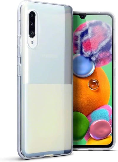HB Hoesje Geschikt voor Samsung Galaxy A90 5G - Transparant - Siliconen Back Cover