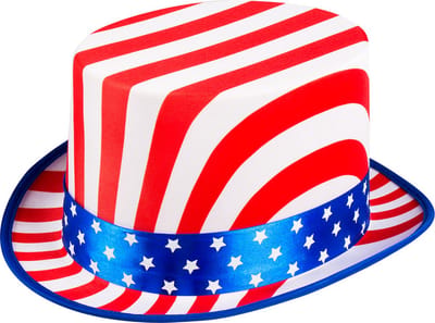 Boland - Hoed USA deluxe - 59-60 - Volwassenen - Unisex - Amerika