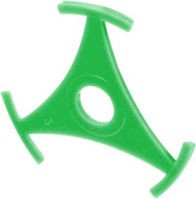 Platenspeler Adapter - Draaitafel Fitting - Vinyl Afspelen - Driehoekige Vorm - 4 Gram - Groen