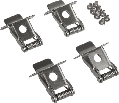 Maclean MCE544 4x veerklemmen montageset voor LED-paneel montageset inbouwkit bevestigingsmateriaal