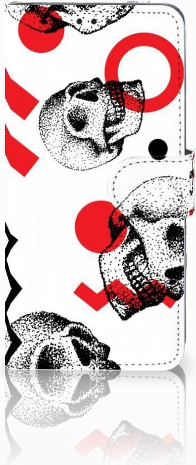 Telefoonhoesje met Naam Huawei P30 Pro Skull Red