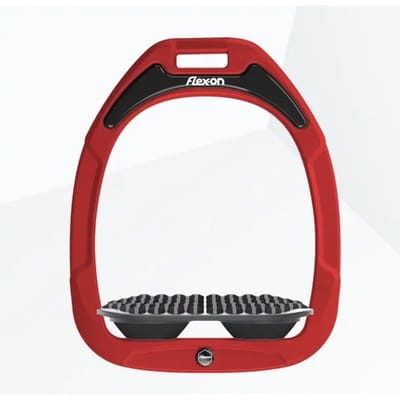 Endurance stijgbeugels Rood/Grijs/Zwart Flex-On Green Composite