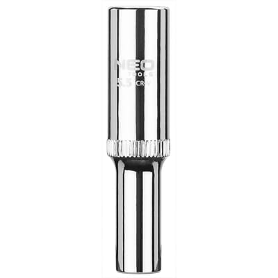 Neo Tools Dop 5,5 1/4 Aansluiting Lang Zeskant DIN 3124 CRV Staal TUV M+T