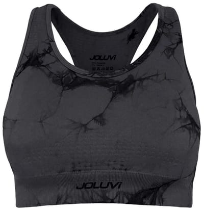 Joluvi Tie Dye Sport-top Zwart XL Vrouw