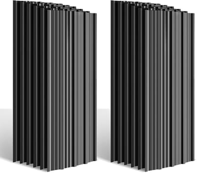 Trapezium Dakplaten 129×46 cm - Verzinkt Metaal, Weerbestendig & Eenvoudig te Monteren - 14,24 m² - Antraciet