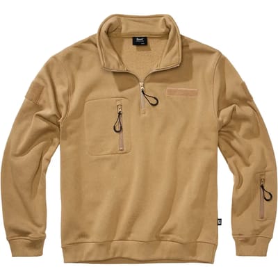 Brandit - Tactical Sweat Troyer Sweater/trui - M - Beige