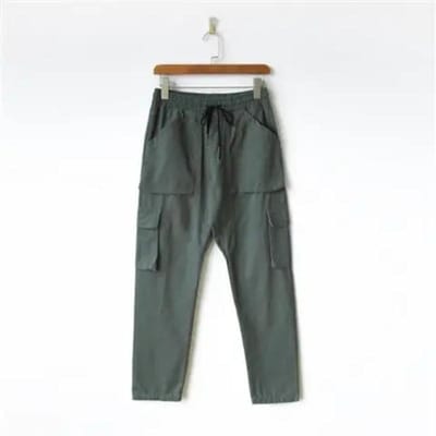 Cargo Broek Rechte Pijp Baggy Heren Chardo Zak Negenpunts Casual Broek XXXL groen