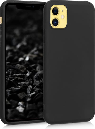 kwmobile telefoonhoesje geschikt voor Apple iPhone 11 - Hoesje voor smartphone - Back cover in mat zwart