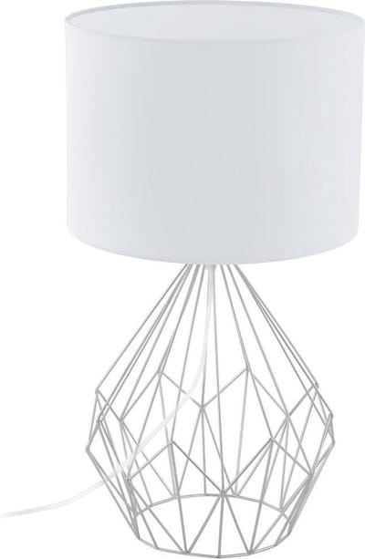 EGLO Pedregal 1 - Tafellamp - 1 Lichts - Ø350mm. - Chroom - Wit