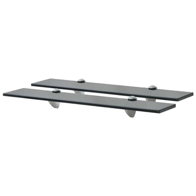 vidaXL - Schappen - zwevend - 2 - st - 60x10 - cm - 8 - mm - glas