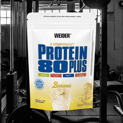 Weider Protein 80 Plus (500g) Banana - Eiwitten - Eiwit Mix