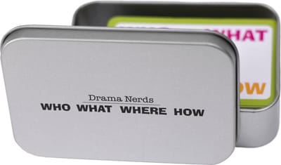 Drama Nerds WIEWATWAARHOE Engels - educatief spel taalles / theater